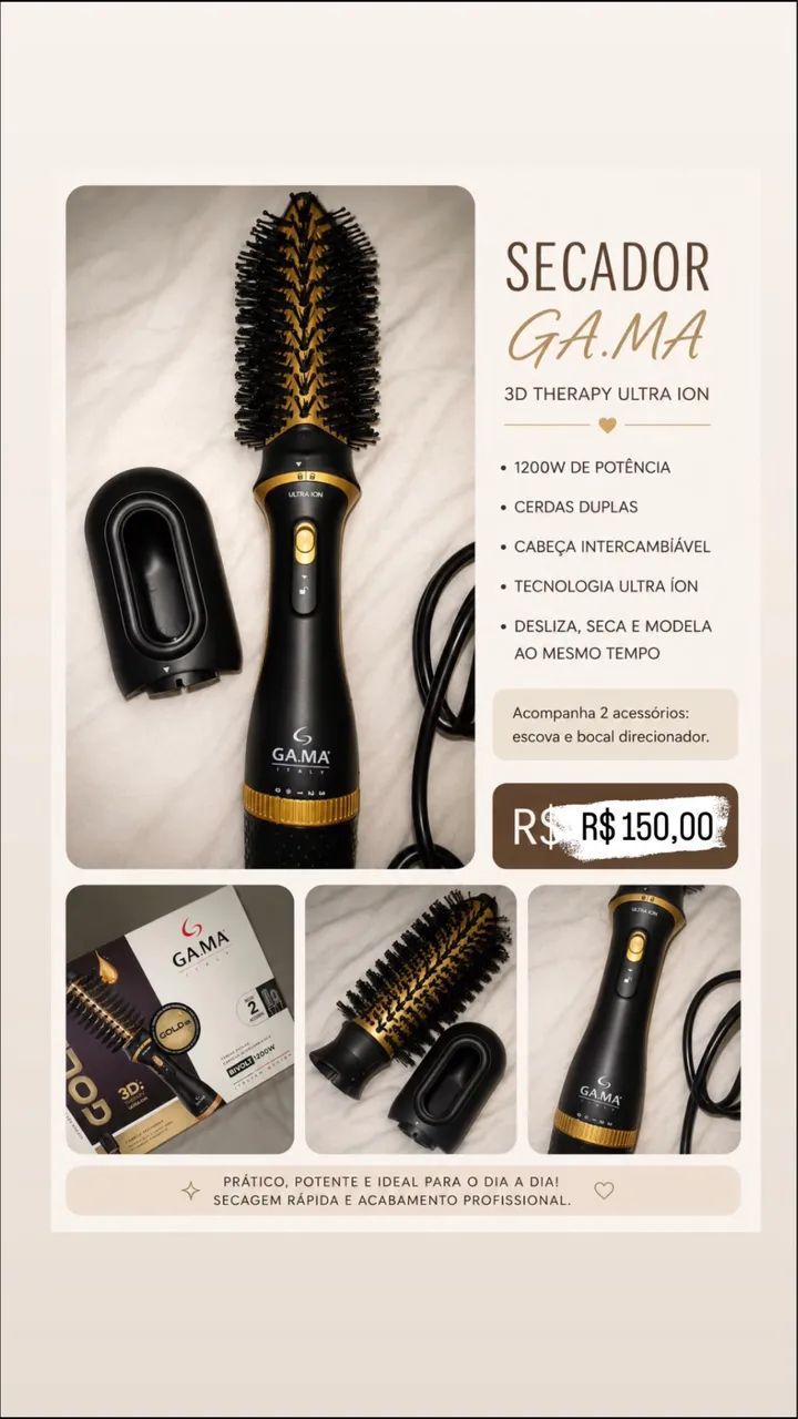 Secador de Cabelo GAMA