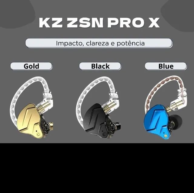 Fone Kz Zsn Pro X In EAR (Lacrado) - Foto 4