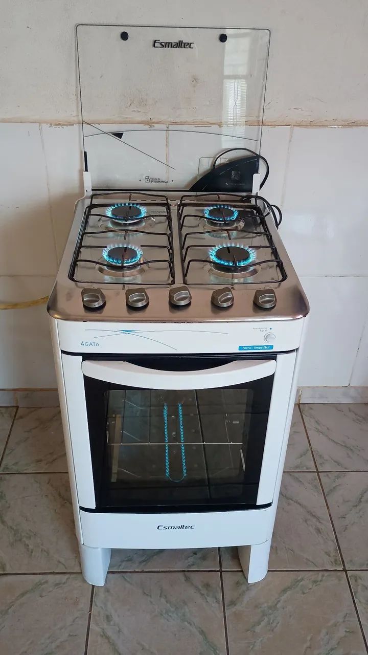 Fogão 4bocas esmaltec elétrico  - Foto 5