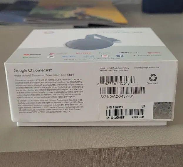 CHROMECAST 