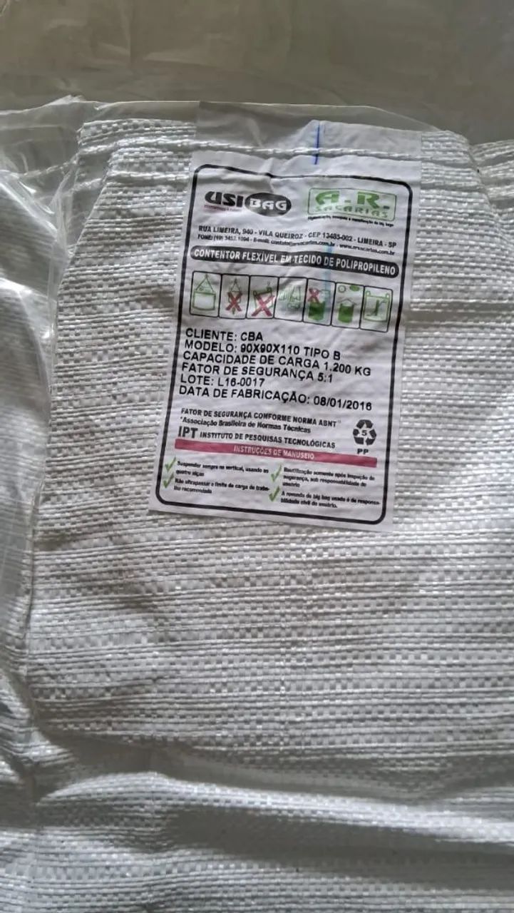 Big bag para reciclagem 