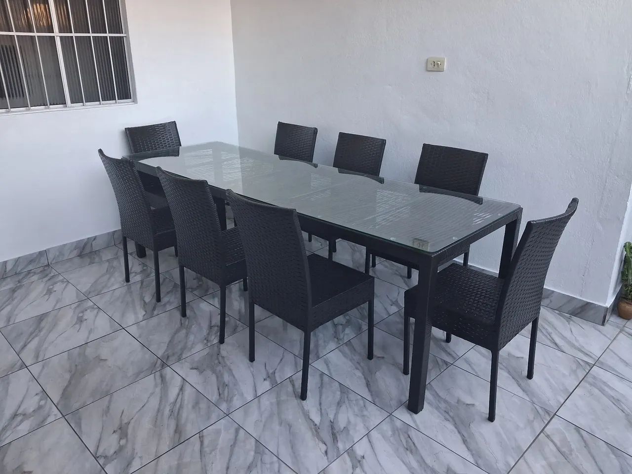 Jogo de mesa com 8 cadeiras  - Foto 4