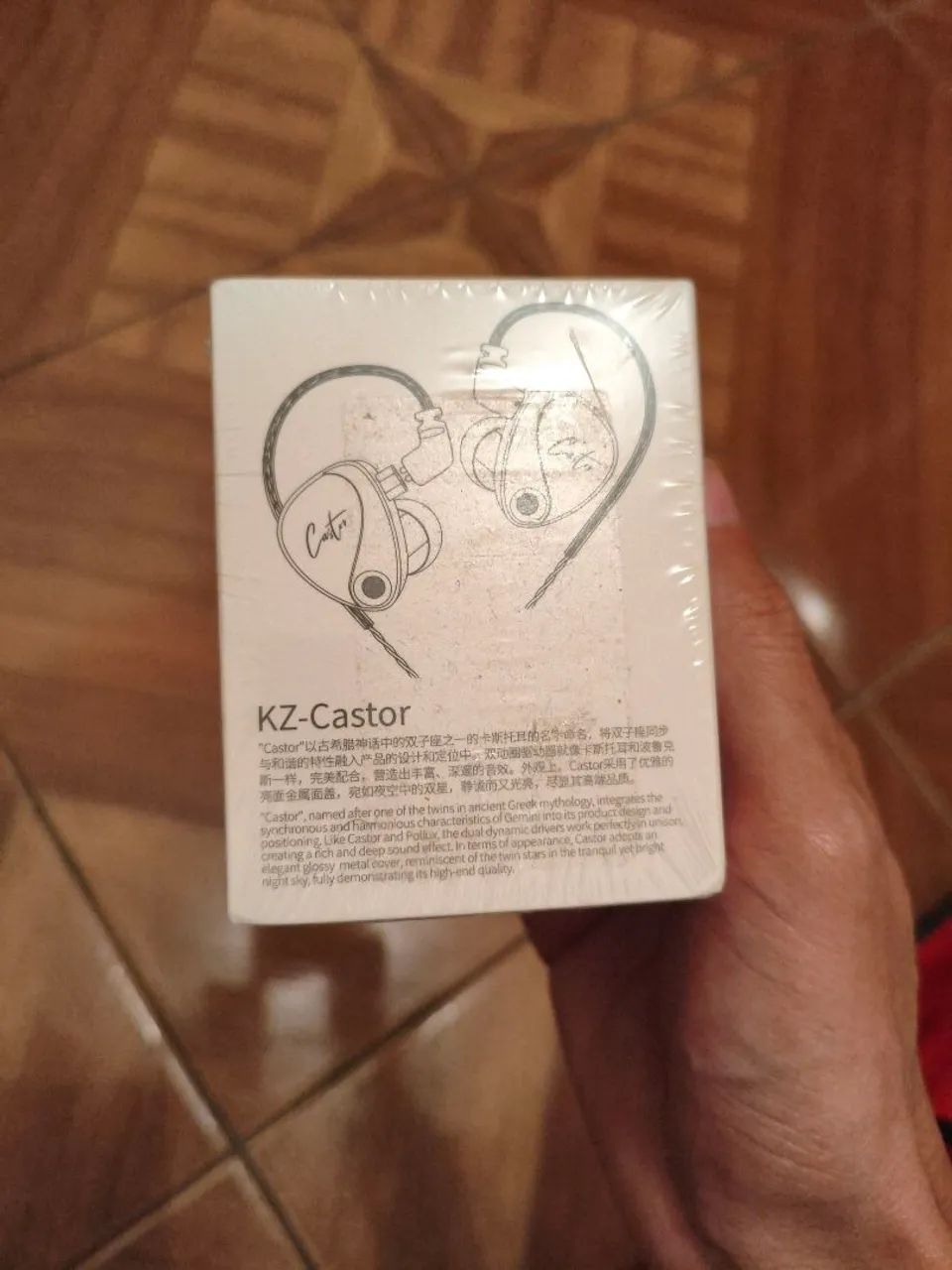 Fone KZ CASTOR versão sem microfone - Fone de palco 
