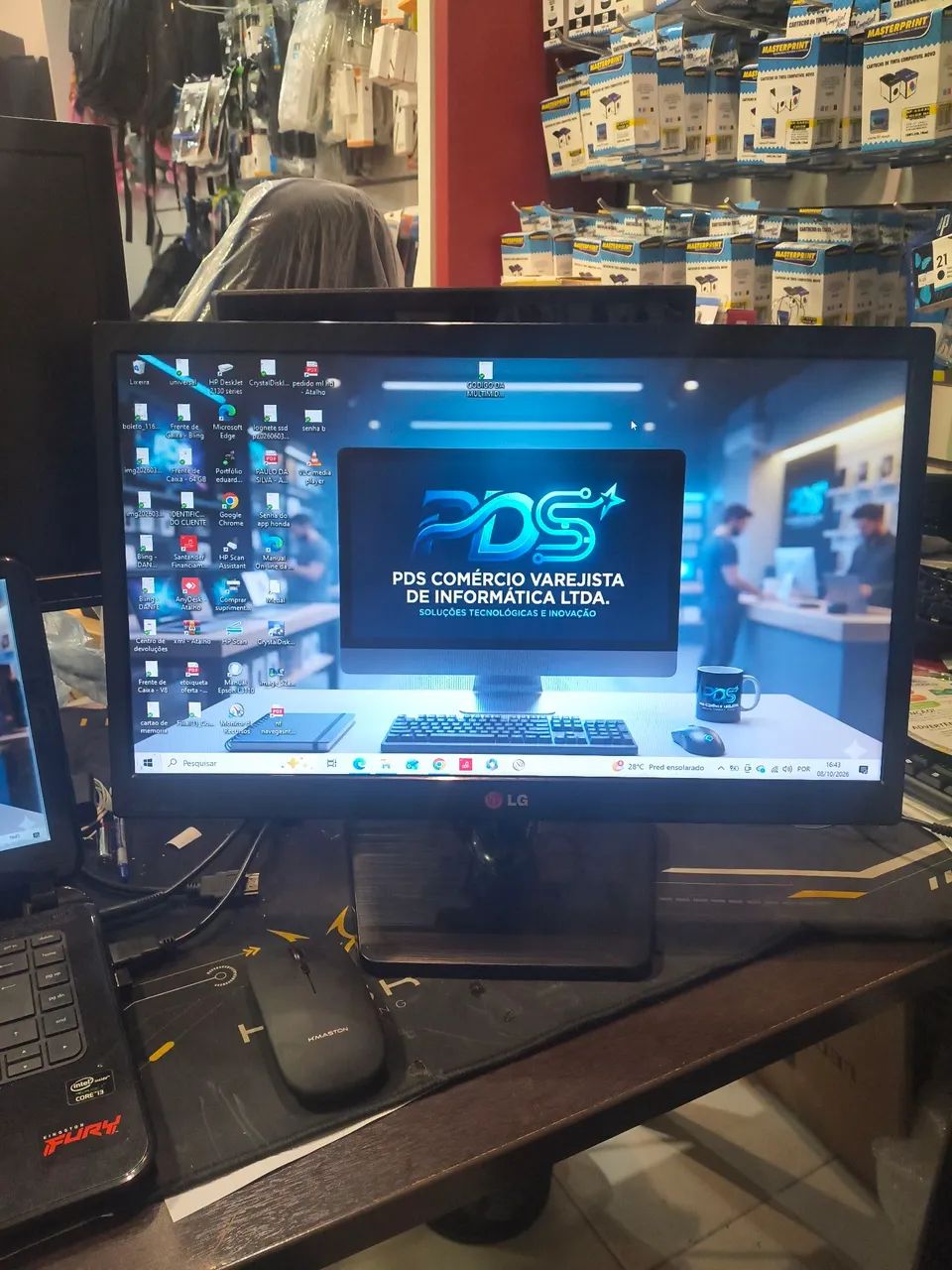Monitor LG 19,5 seminovo - Foto 4