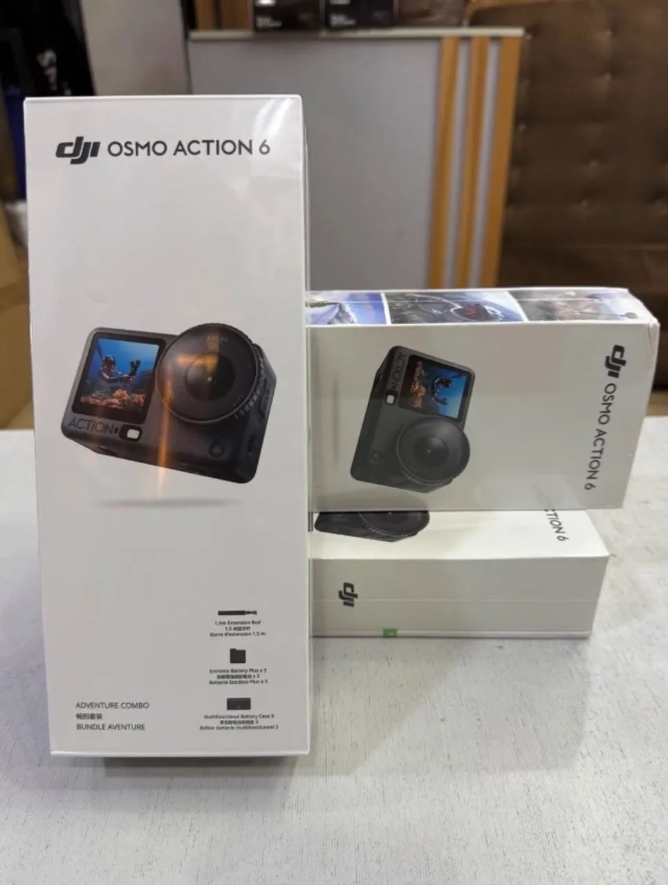 Dji Osmo Action 6 Adventure Combo Nova com NF  - Foto 2