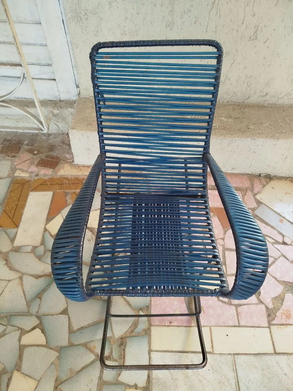 Cadeira balanço antiga infantil 
