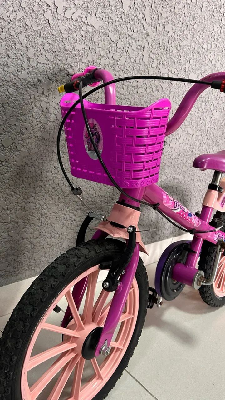 Bicicleta aro 16 menina Stitch - Foto 2
