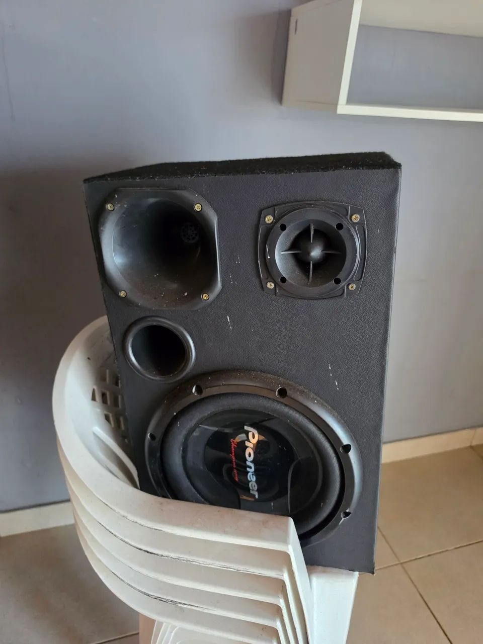 Caixa trio sub Pioneer com modulo - Foto 3