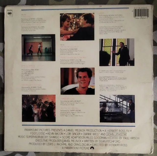 Vinil LP Footloose: Original Soundtrack - Edição Americana (1984) Pop Rock - Foto 2
