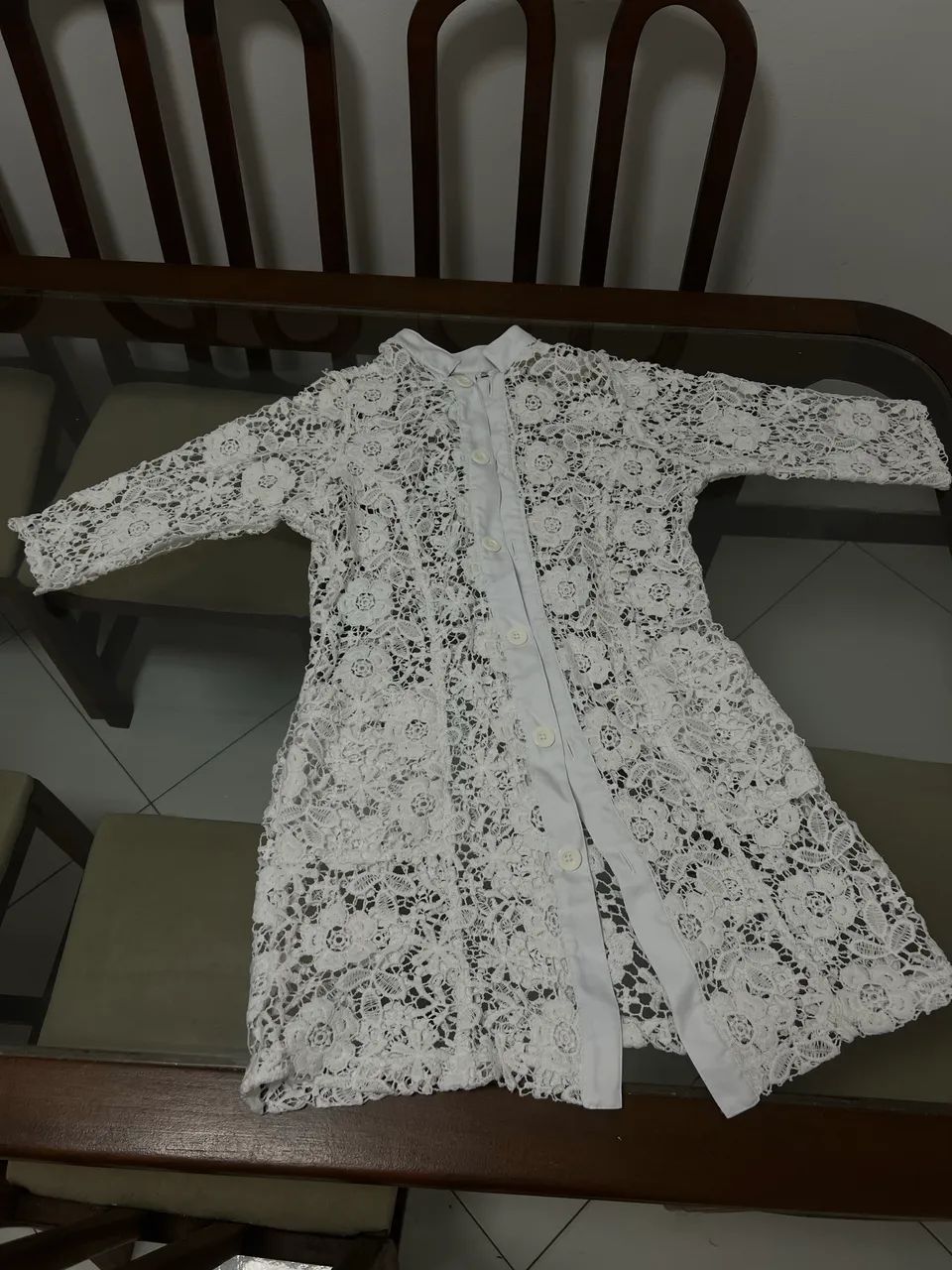 Jaleco de renda 