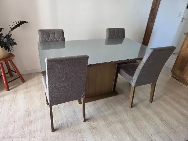Mesa de jantar 4 cadeiras  - Foto 4