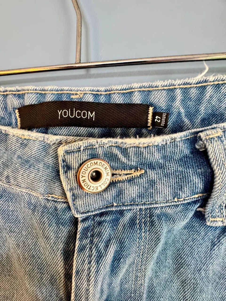 Bermuda jeans masculina Youcom TAM 42 - Foto 2