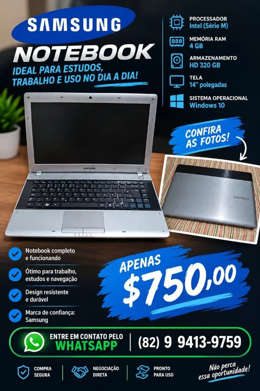 Notebook Samsung 