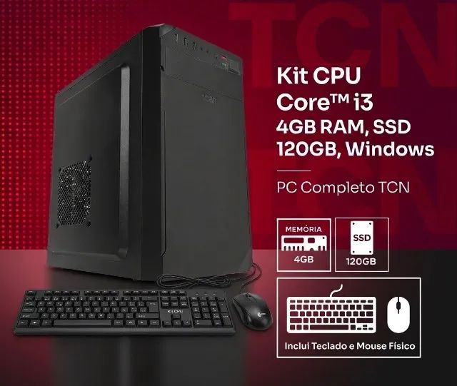 Pc Intel Core I3 Windows Completo *ENTREGA GRÁTIS*
