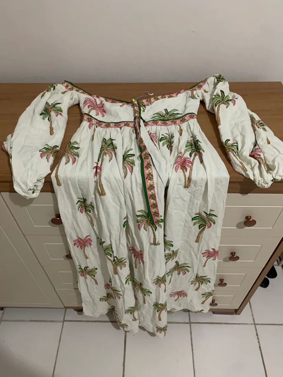 Vestido Farm Coqueirinhos Tam P - Foto 3