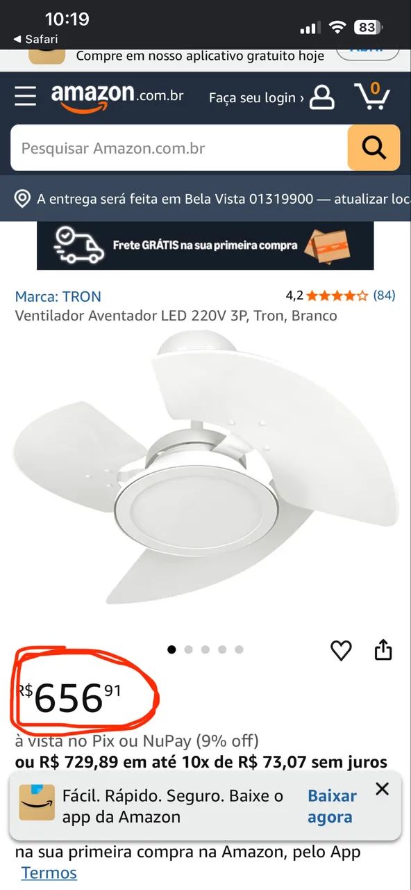2 Ventilador de teto  - Foto 4