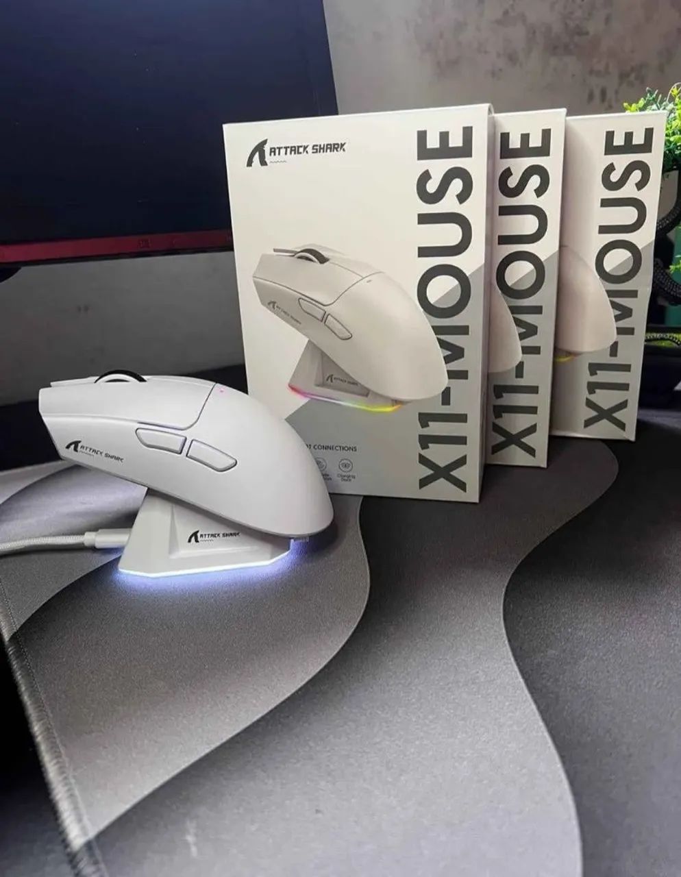 Mouse Gamer Shark Attack X11 Na Caixa - Foto 4
