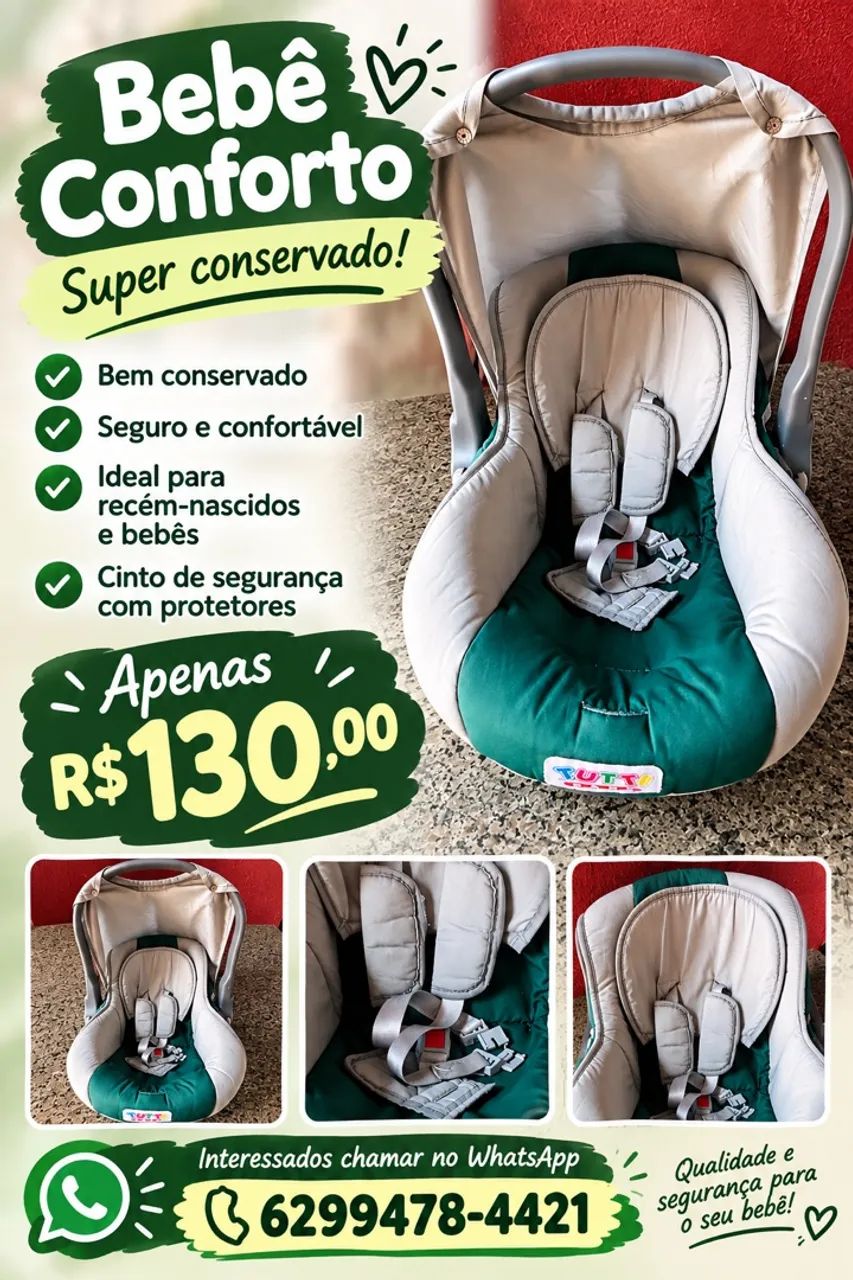 Bebê conforto super conservado 