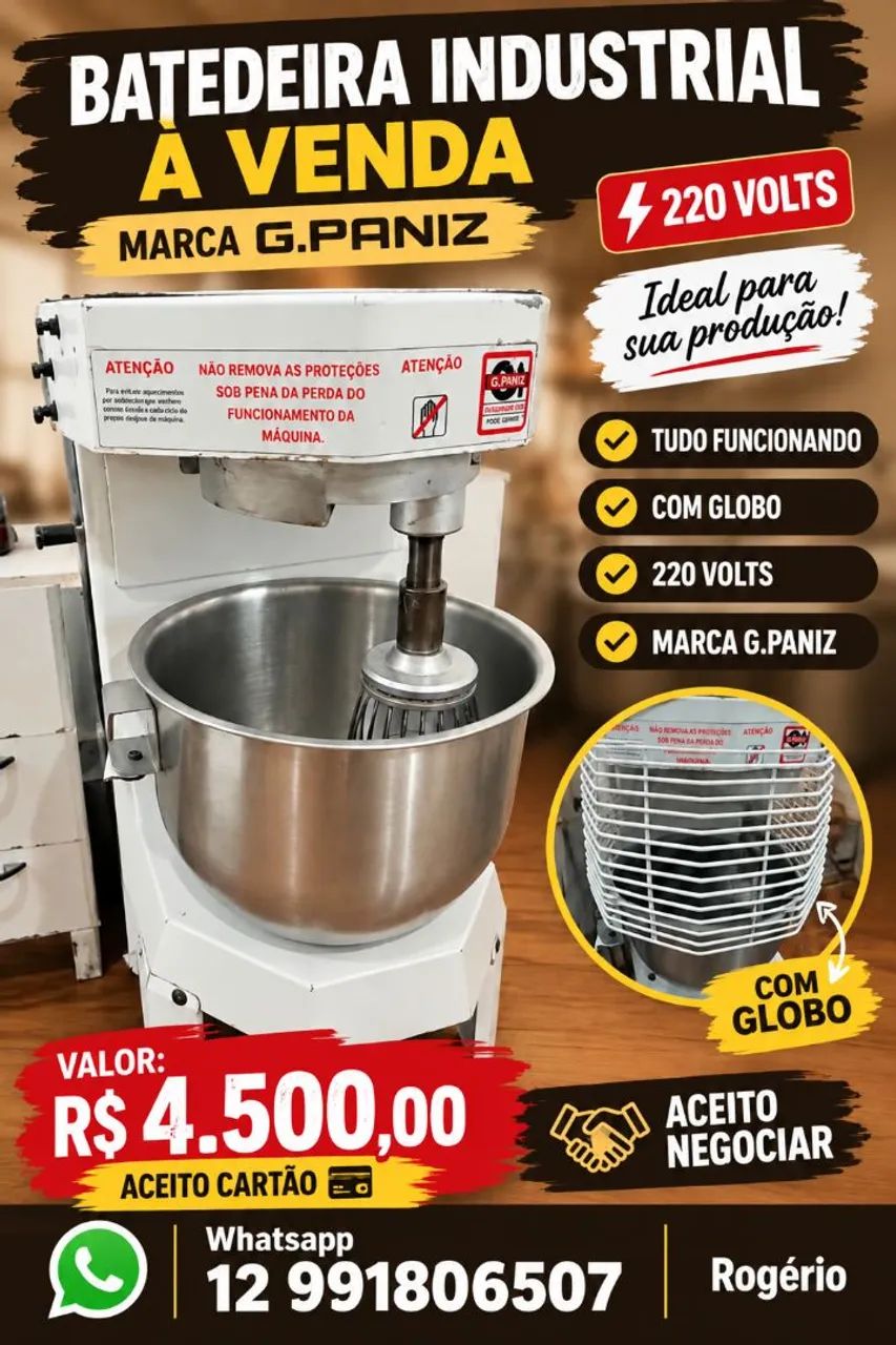 Batedeira industrial 