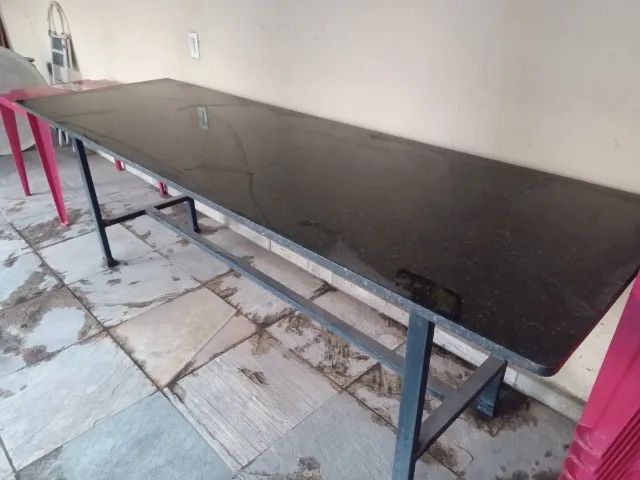 Mesa em granito verde Ubatuba  - Foto 2