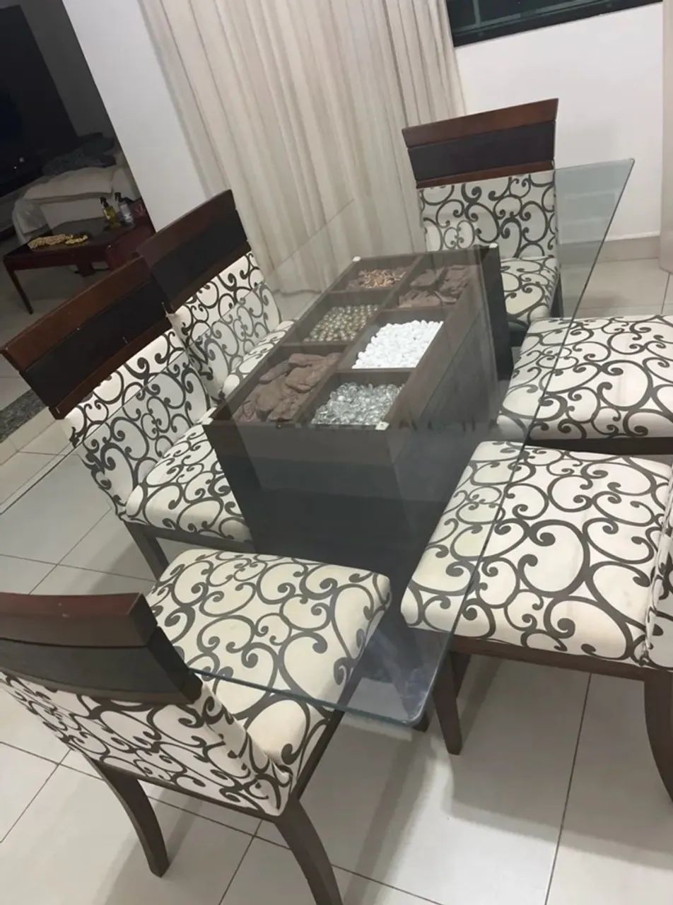 Jogo de mesa com 6 cadeiras Rudnick - Foto 2
