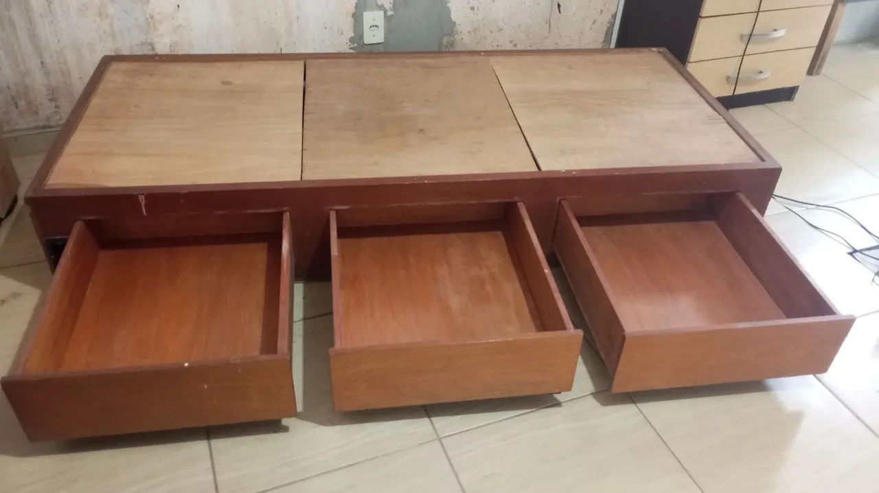 Cama de solteiro antiga em ótimo estado  - Foto 4