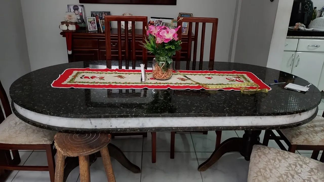 Mesa de Granito verde Batuba 