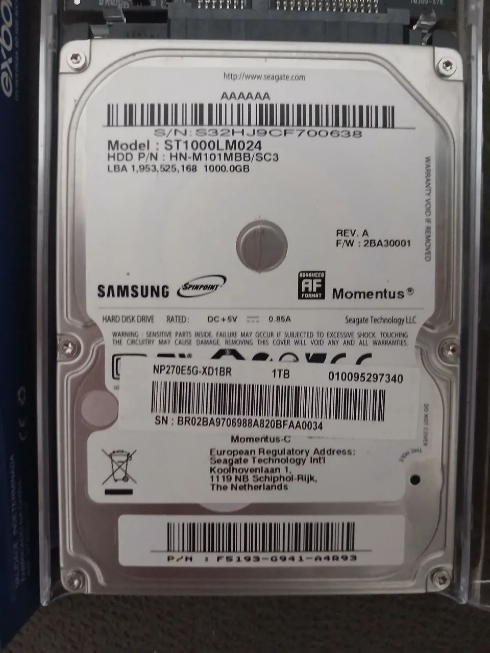 Hd externo samsung 1 tera - Foto 2