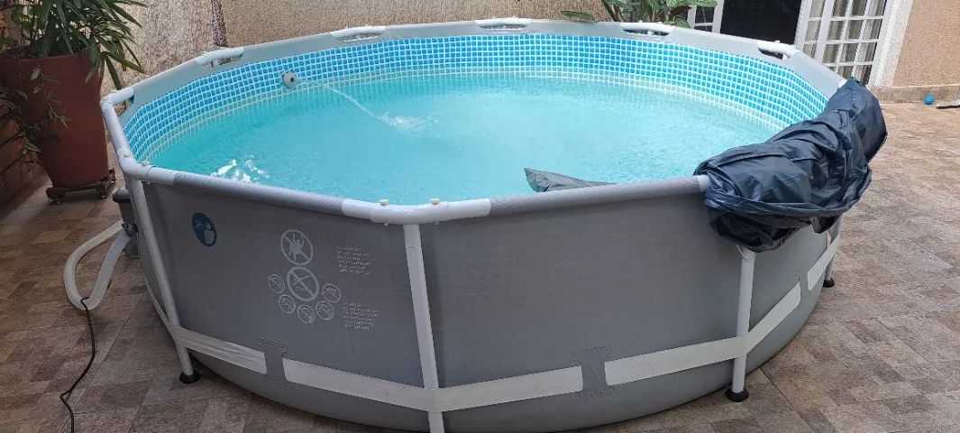 piscina intex 4485l + bomba + capa - Foto 3
