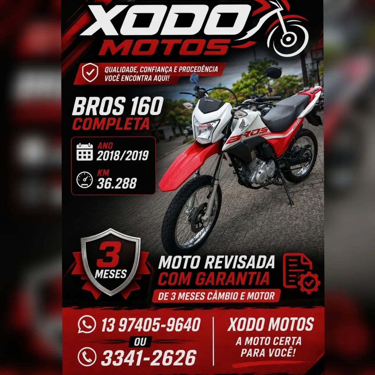 Bros 160 completa 