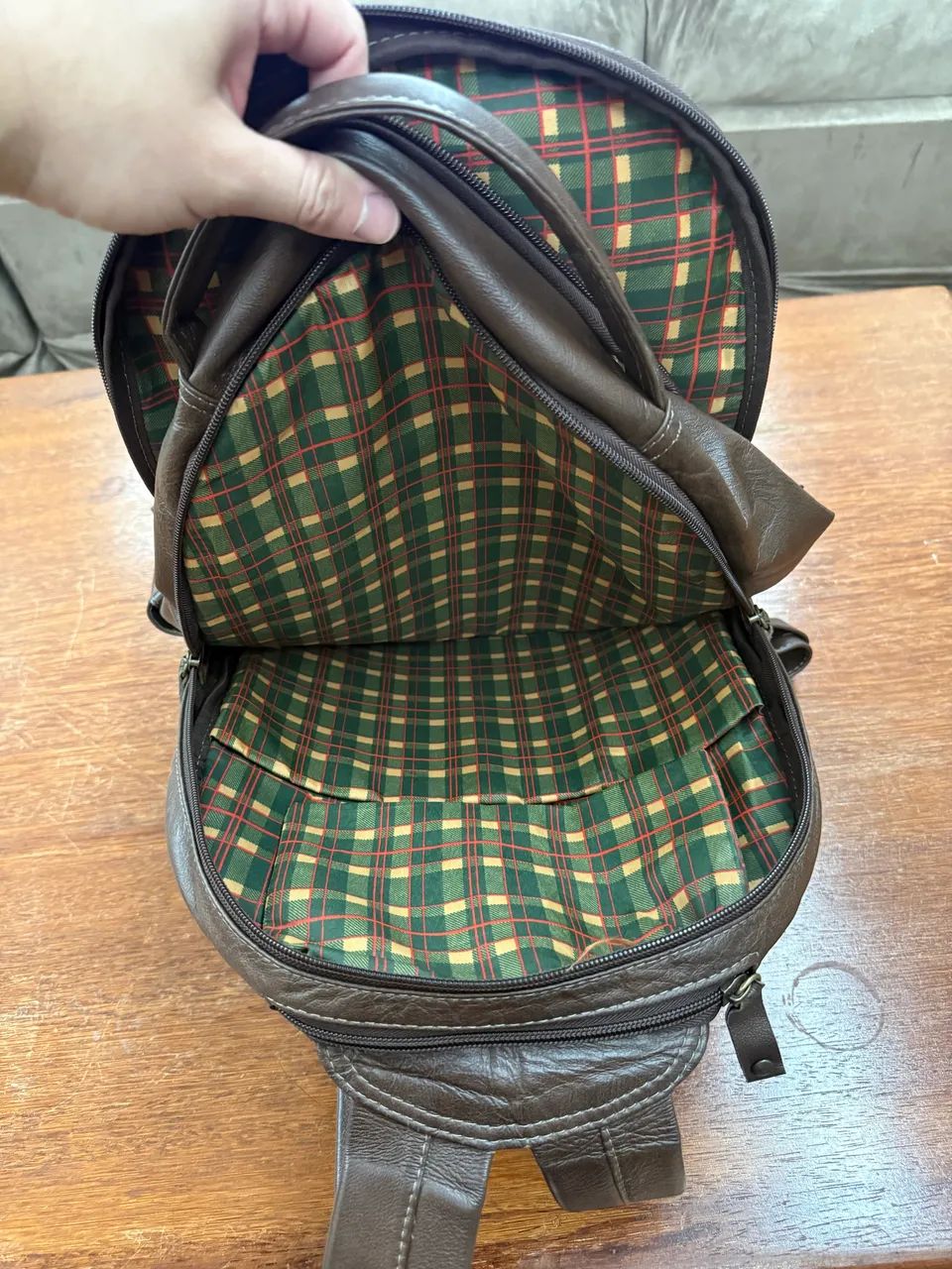 Mochila de couro  - Foto 5