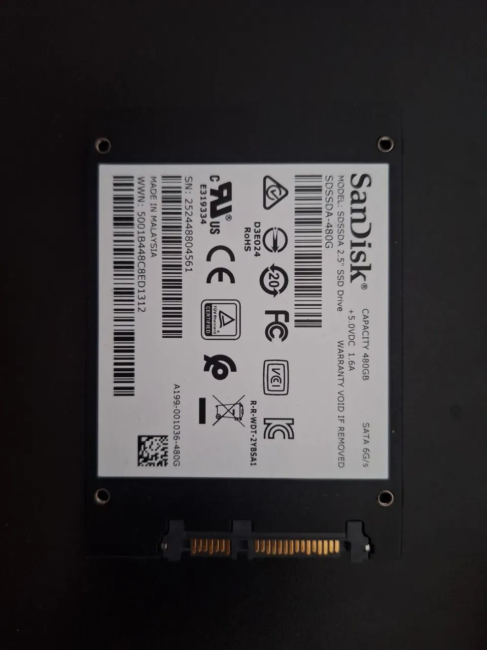 SANDISK SSD 480Ggb