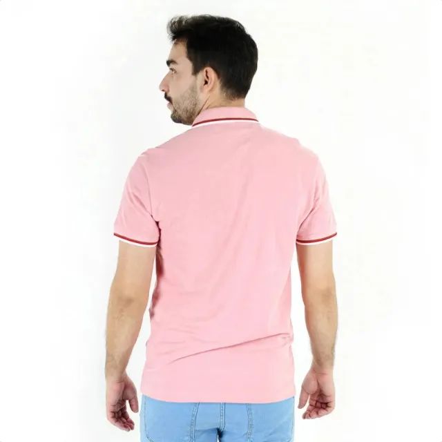 Camisa Polo Colcci Rosa Rubor (tamanho M, nova e original) - Foto 4