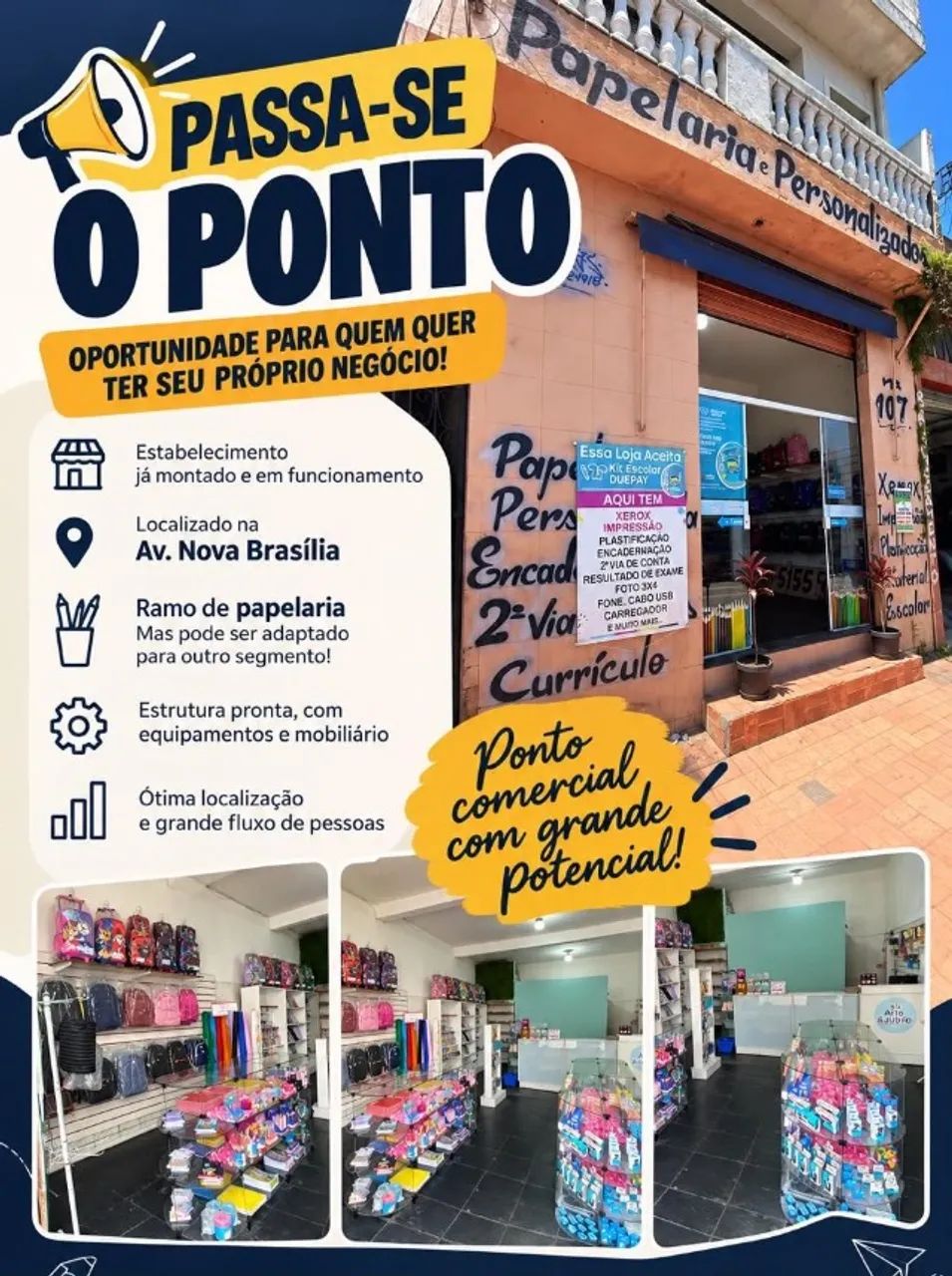 Passo o Ponto Loja de Papelaria