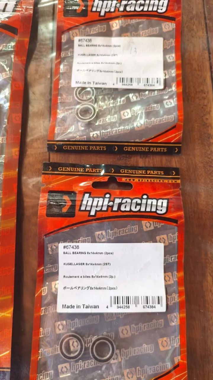 Peças Hpi racing rolamentos e bandeija - Foto 2