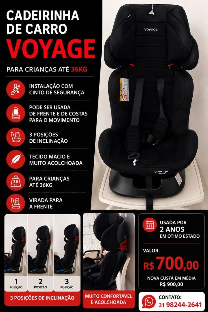 Cadeirinha de criança  - Foto 4