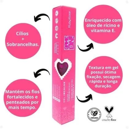Game On - Fixador Sobrancelhas - Ruby Rose - Foto 2