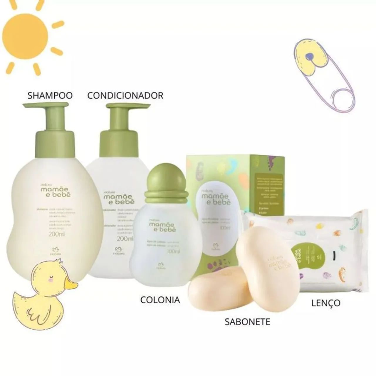 KIT MAMÃE E BEBÊ NATURA