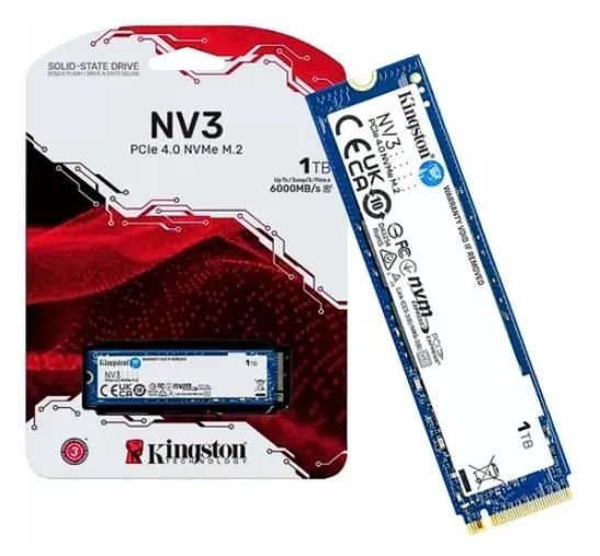 SSD Kingston NV3 1TB M2 2280 NVME PCIe 4.0 Lacrado Original Entrega Grátis DF - Foto 3