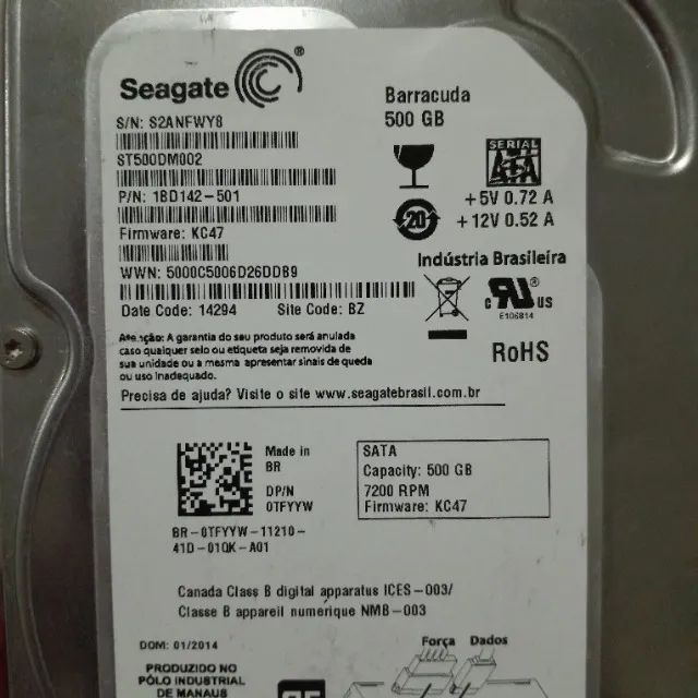 Hd Seagate 500Gb - Foto 2