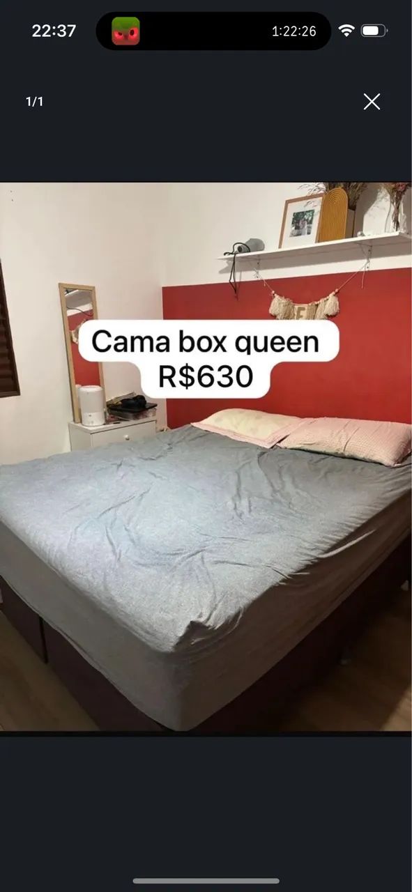 Cama box queen 
