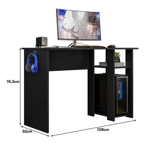 Mesa de Computador Escrivaninha Slim