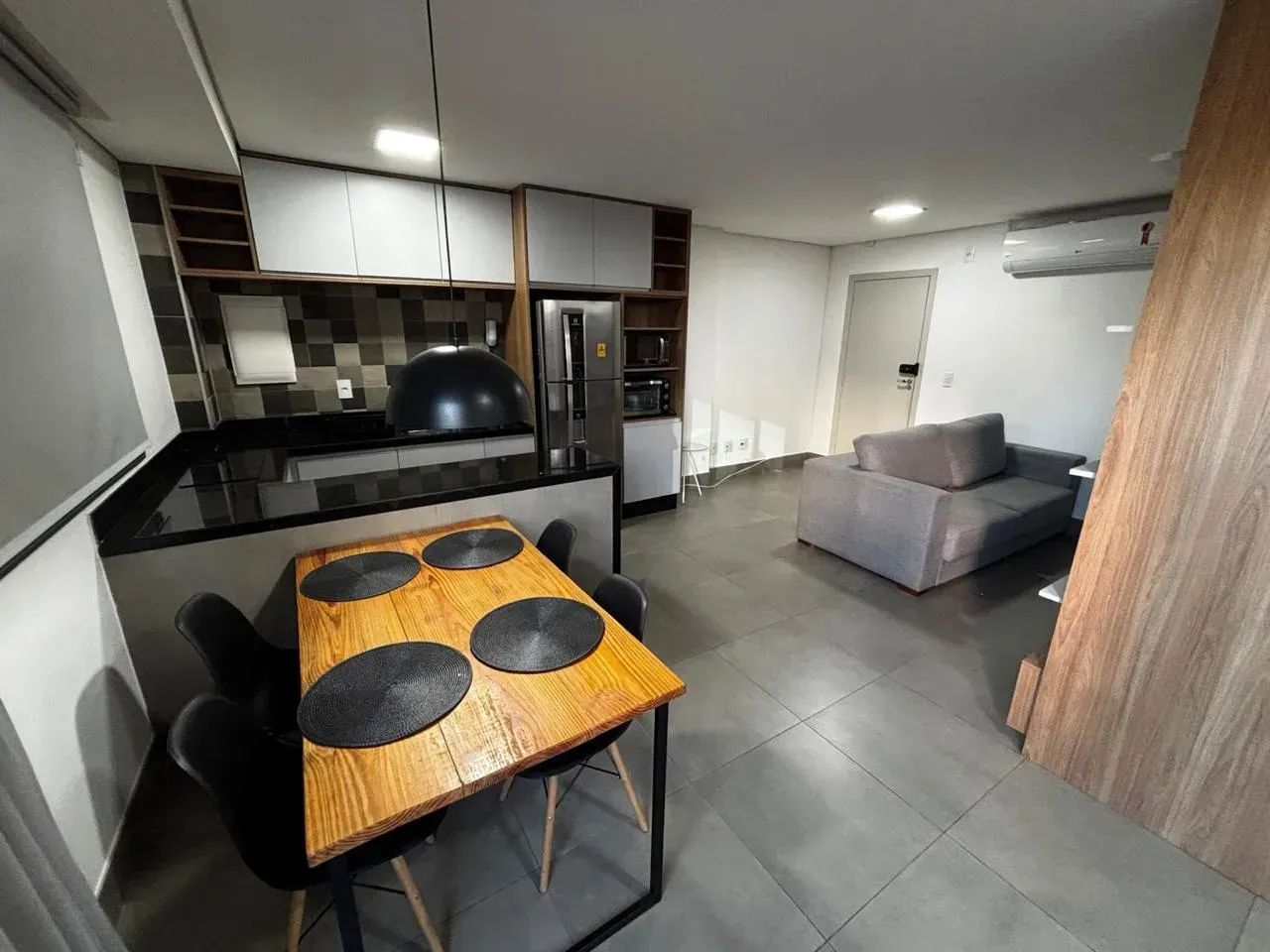 Studio 1 quarto com área privativa, 100% mobiliado, Funcionários, BH - Foto 4