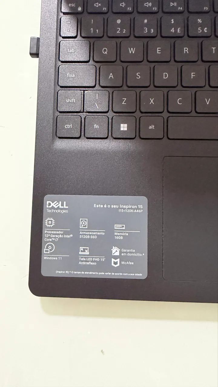 Notebook Dell Inspiron CORE i7 16GB 512GB SSD - Foto 5