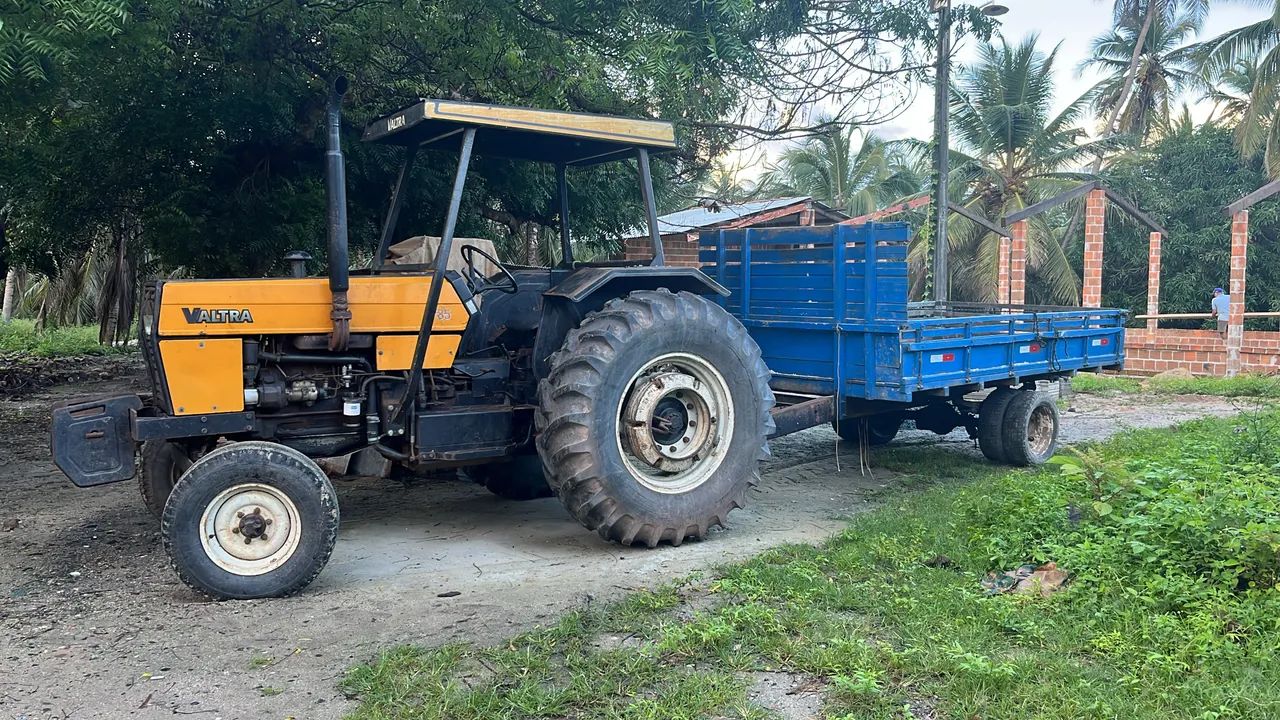 Trator valtra 785 com implementos - Foto 5