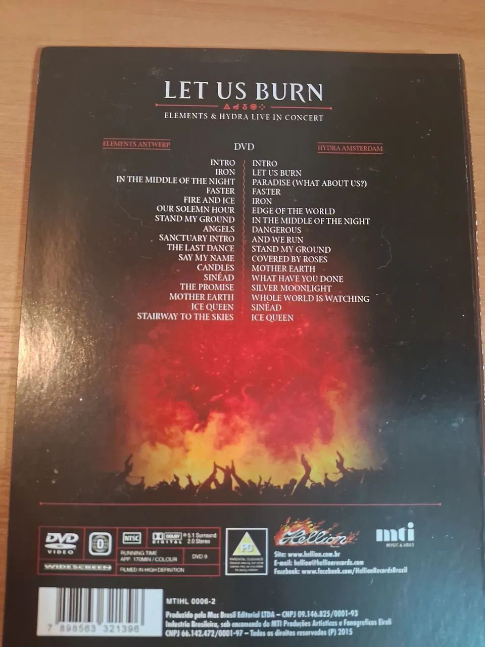 Within temptation - Let us Burn - dvd - original - CDs, DVDs etc