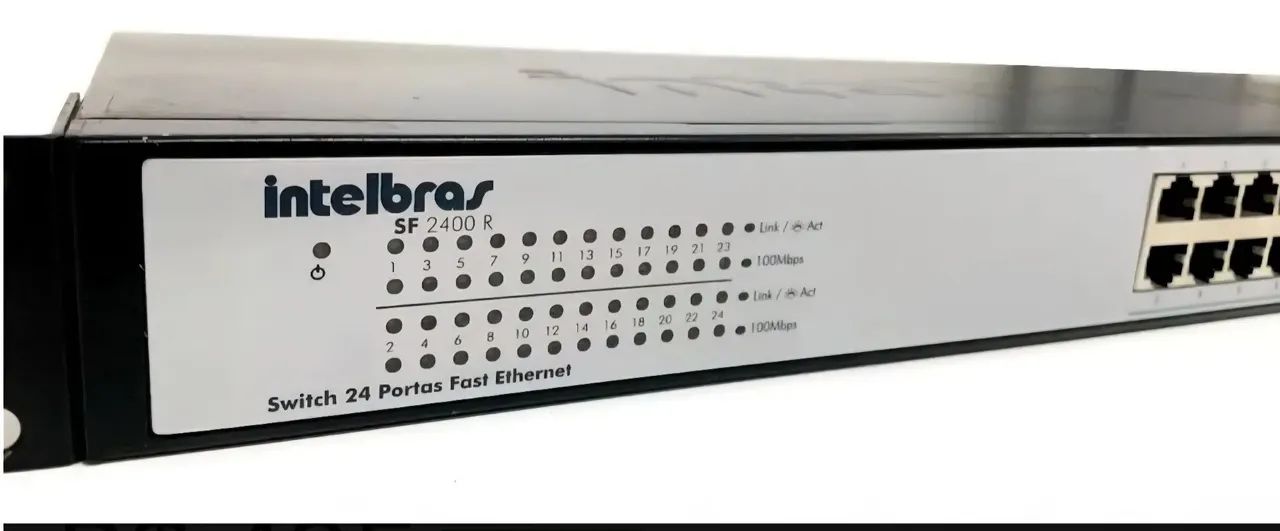 Switch 24 Portas Fast Ethernet Intelbras SF 2400