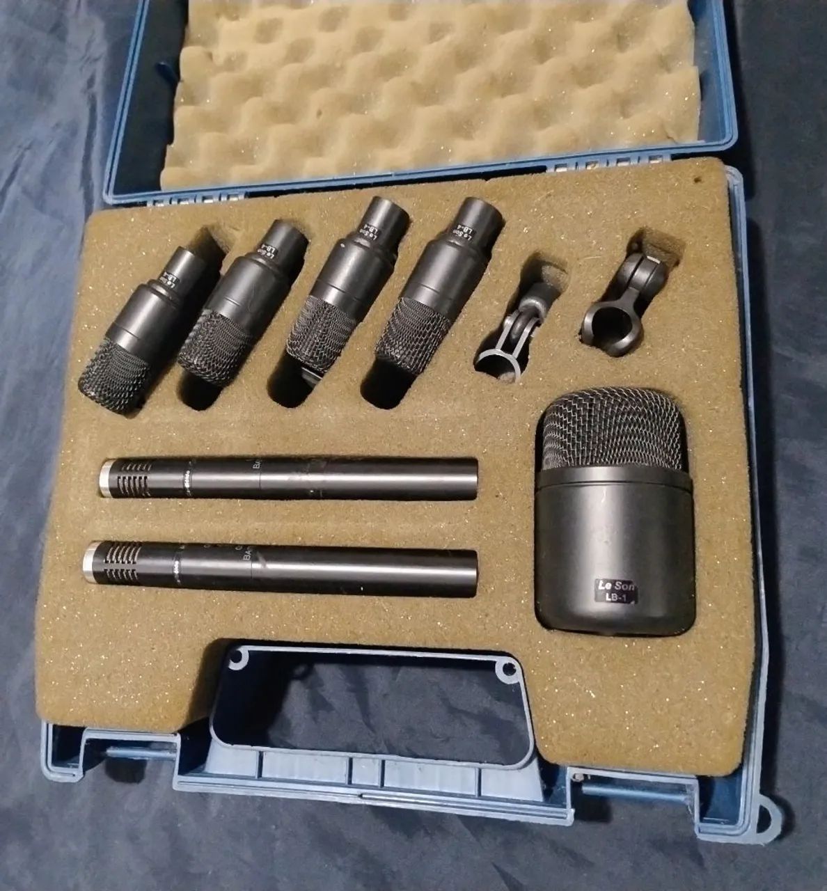 Kit de Microfones para Bateria LeSon KM/70/7 Vintage