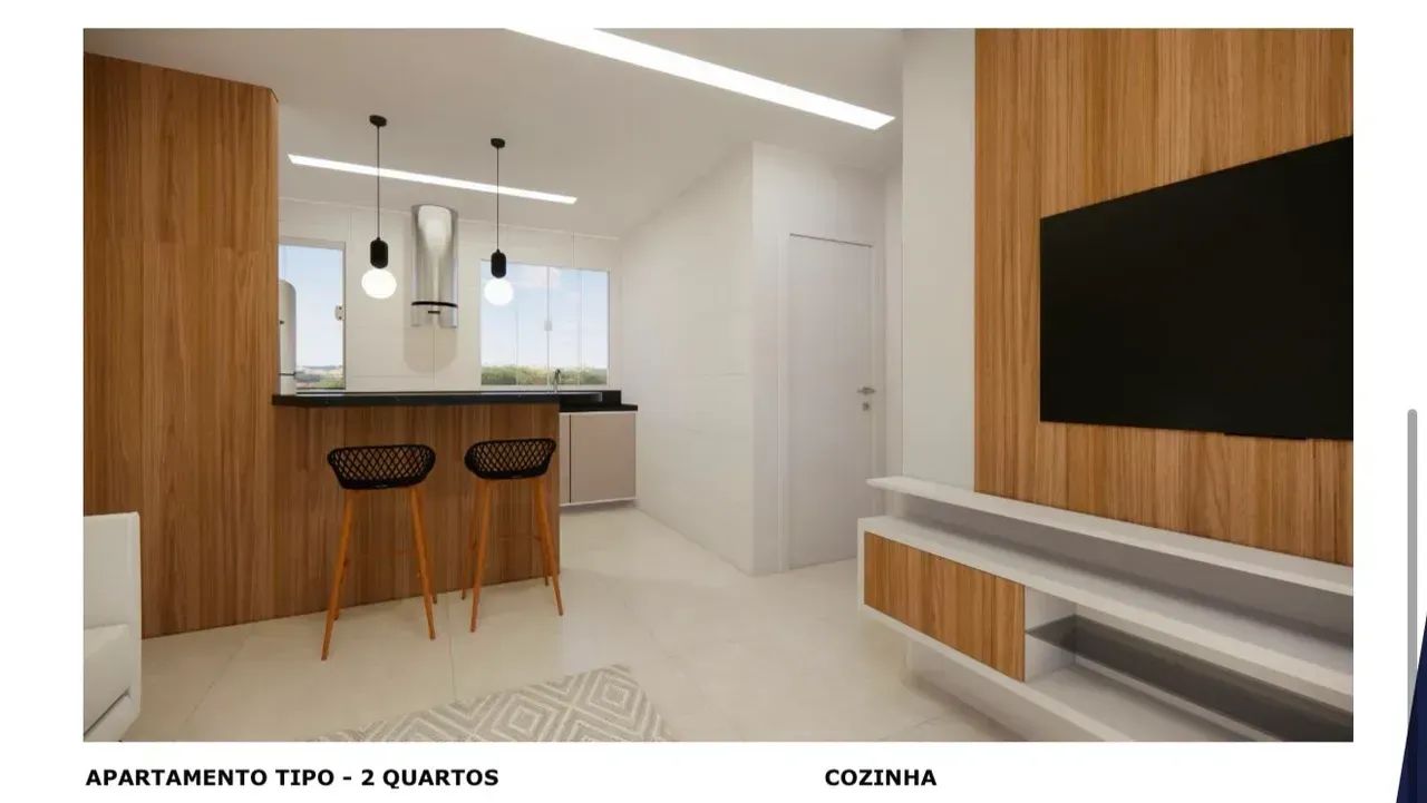 Apartamento de 2 quartos 1 banheiro 1 vaga - Foto 3