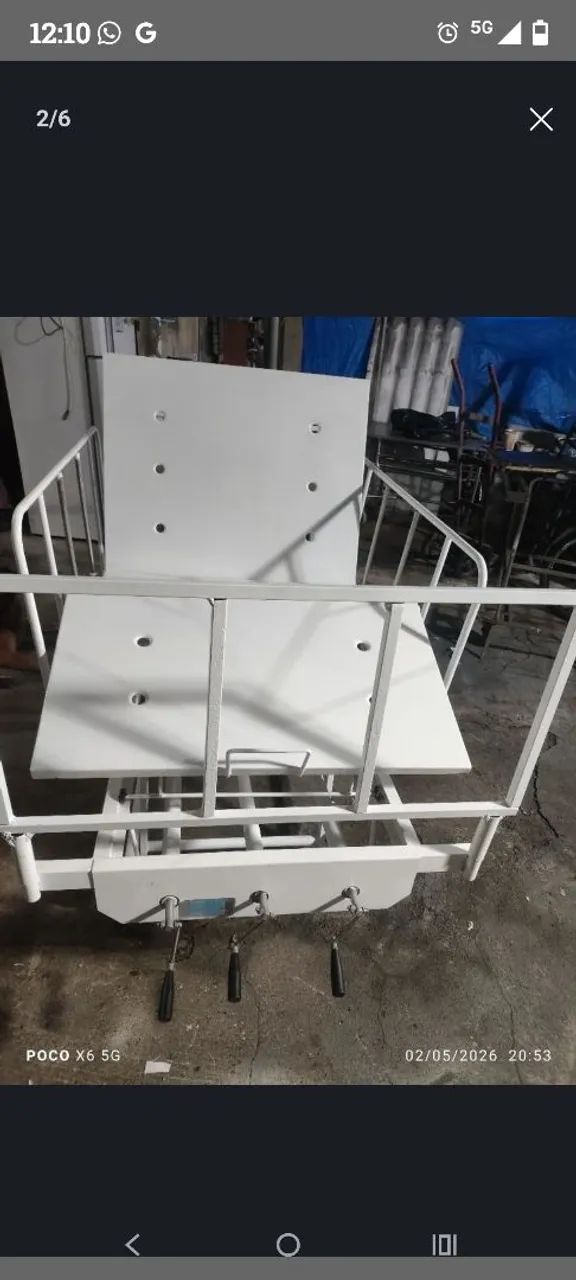 CAMA HOSPITALAR TRÊS MANIVELAS  - Foto 5